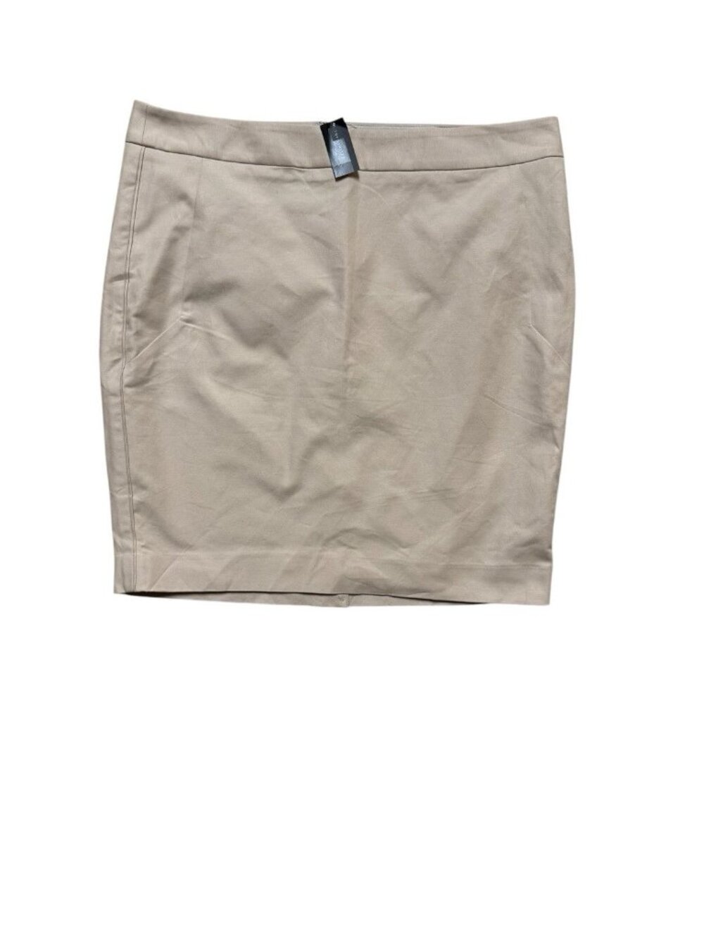 The Limited Beige Pencil Skirt Stretch Cotton Size 12 NWT